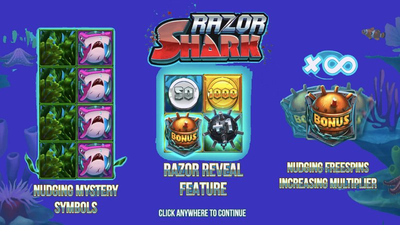Présentation de razor shark slot review
